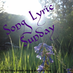 song-lyric-sunday